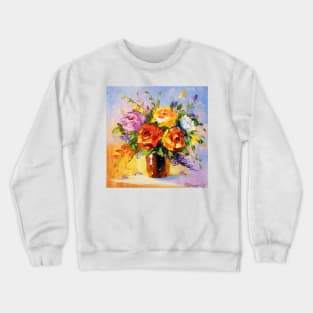 Bouquet of roses Crewneck Sweatshirt